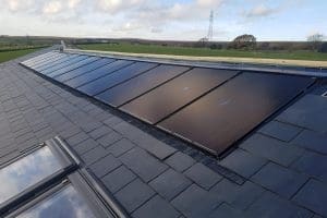 In roof solar panels